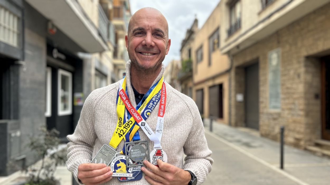 Marc Gibert: ''M'he donat molts cops o he caigut intentant sortir a córrer sol, però això no m'ha frenat''