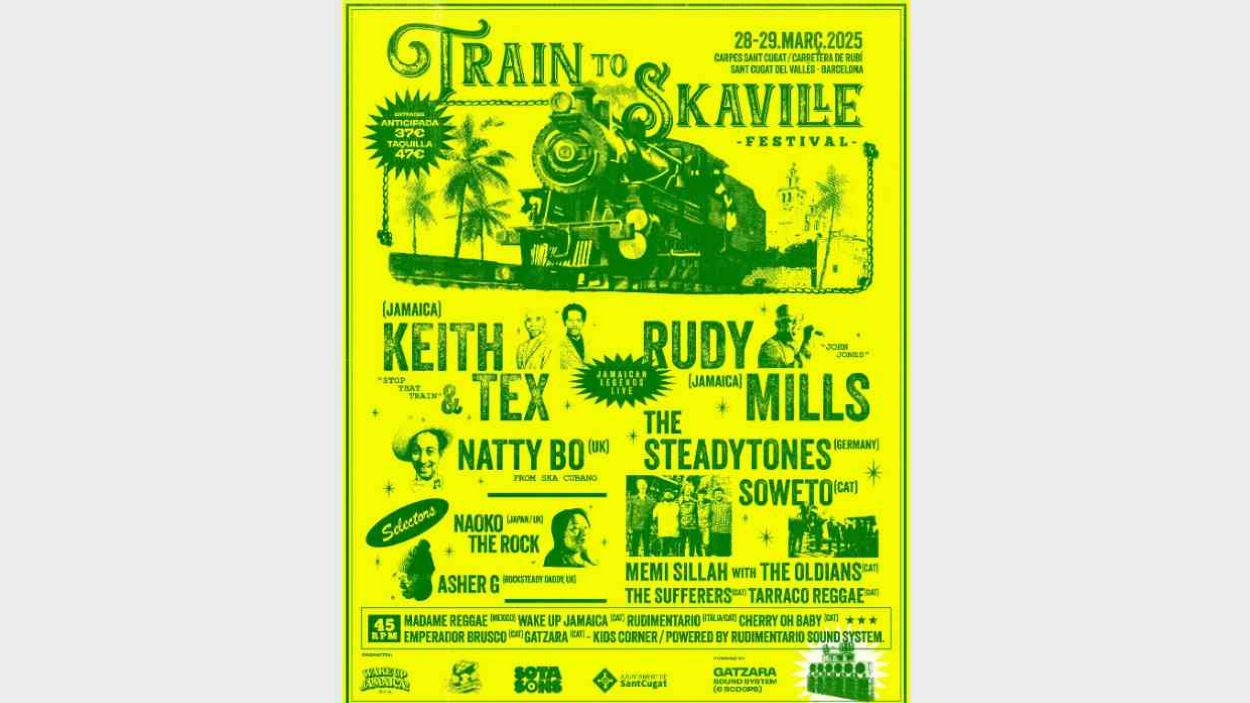 Compte enrere pel 'Train to Skaville', el primer festival de musica jamaicana a Sant Cugat