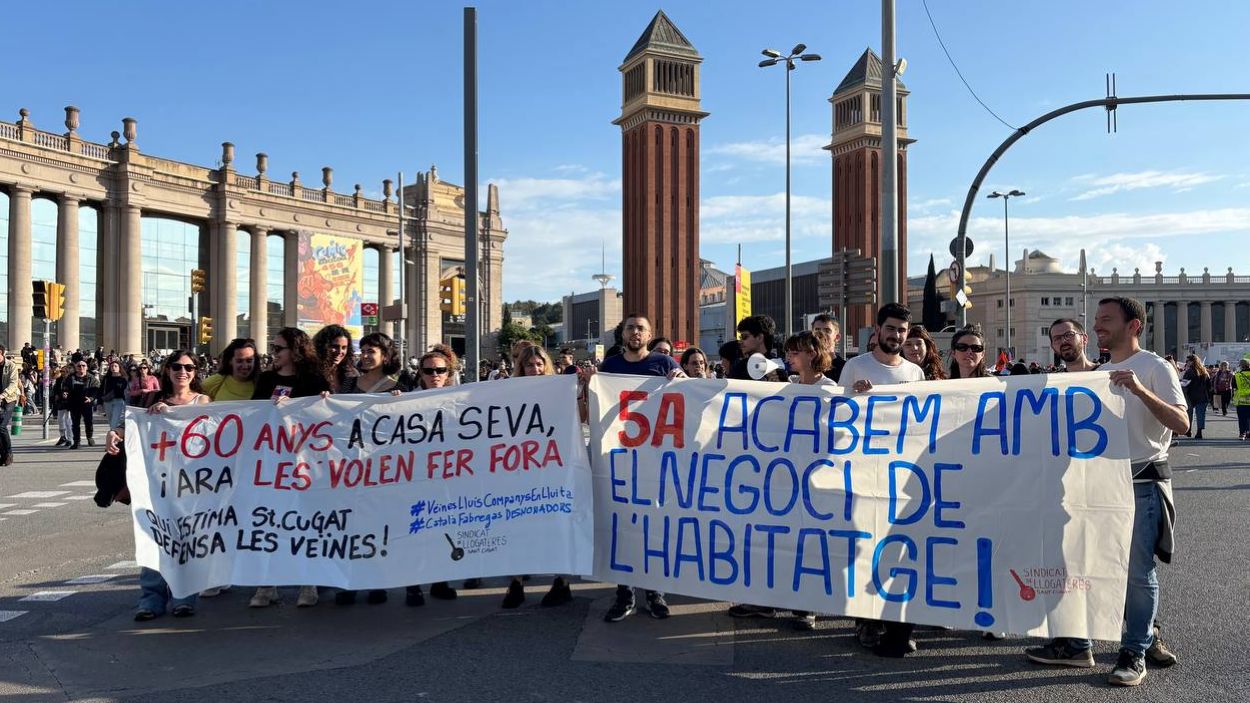 Sant Cugat també surt al carrer per la crisi habitacional: 