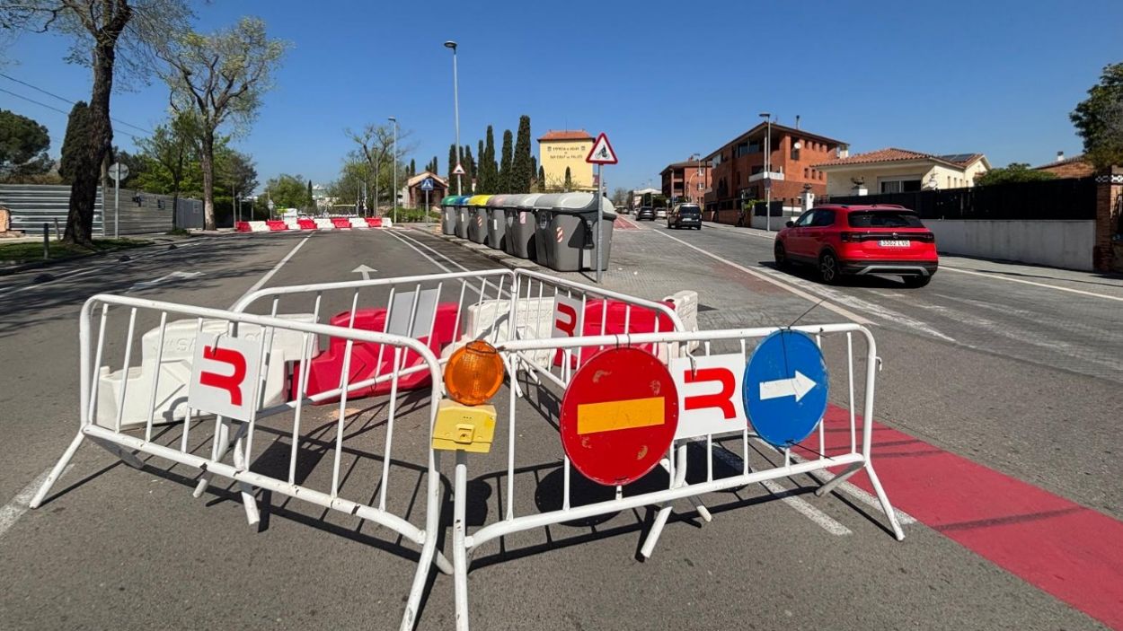 El tall de trànsit de l'avinguda Rius i Taulet s'allargarà fins al 26 d'abril