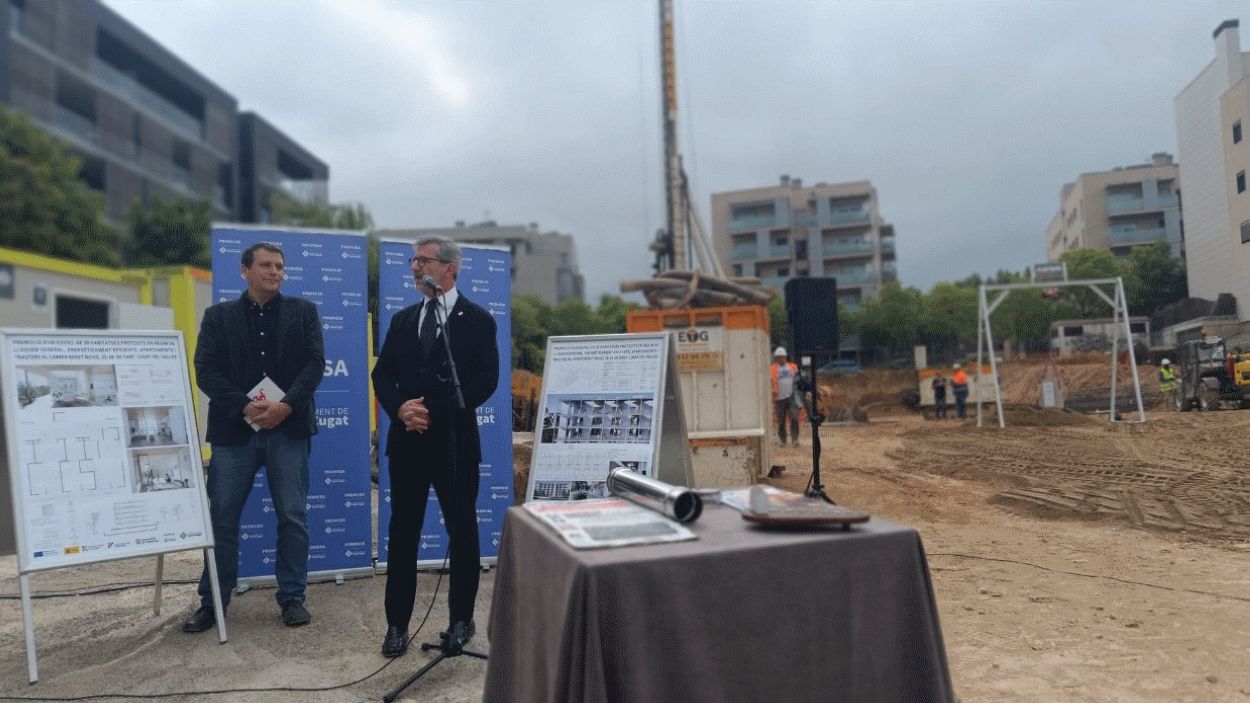 La construcció dels 35 habitatges de Promusa de Benet de Moxó ja està en marxa i acabarà el juny de 2026
