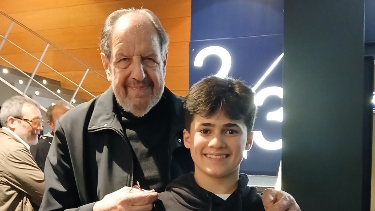 El santcugatenc Àlex Rodés és Jordi Pujol nen a 'Parenostre'