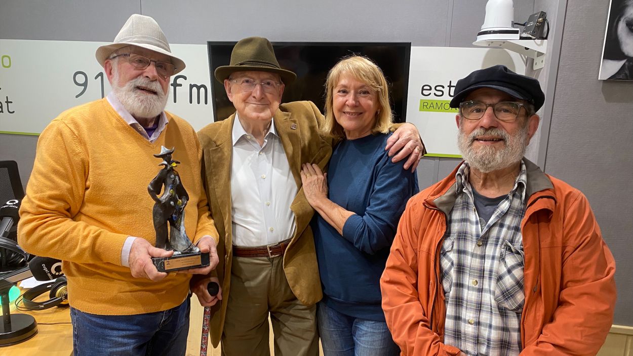 Jaume Pla, l'actor en actiu més vell de Catalunya, visita el 'Molta Comèdia'