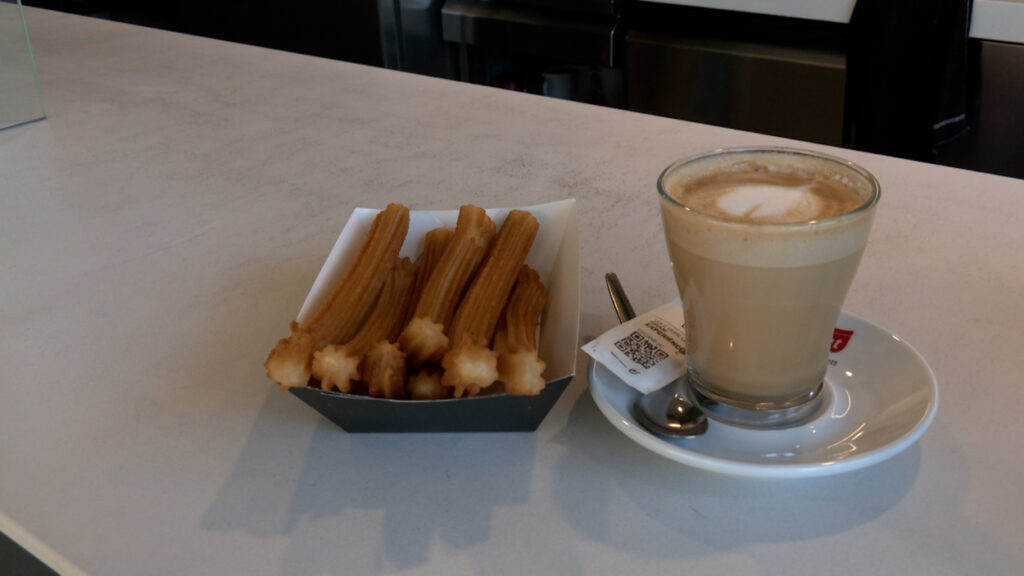 Una ració de xurros del Vaya Churrada