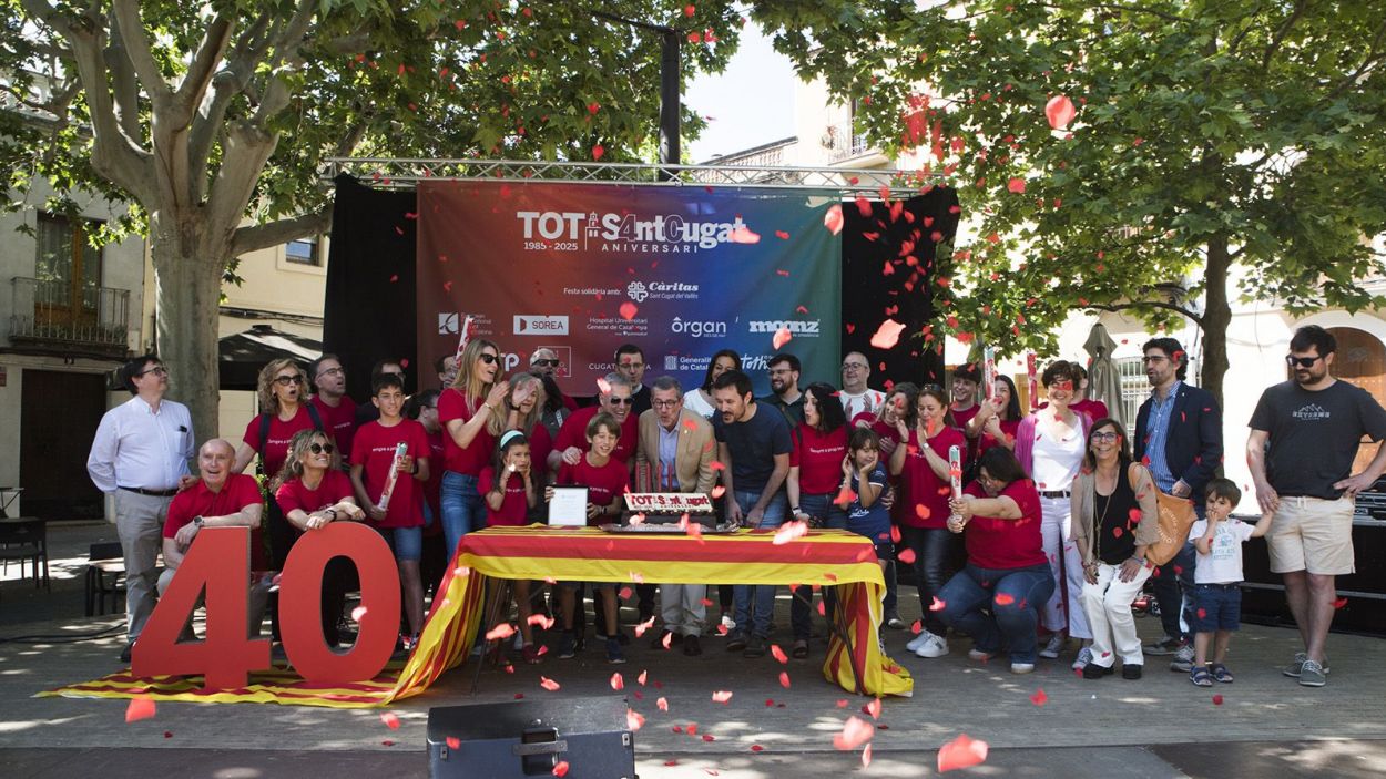 El TOT Sant Cugat bufa les espelmes del 40è aniversari