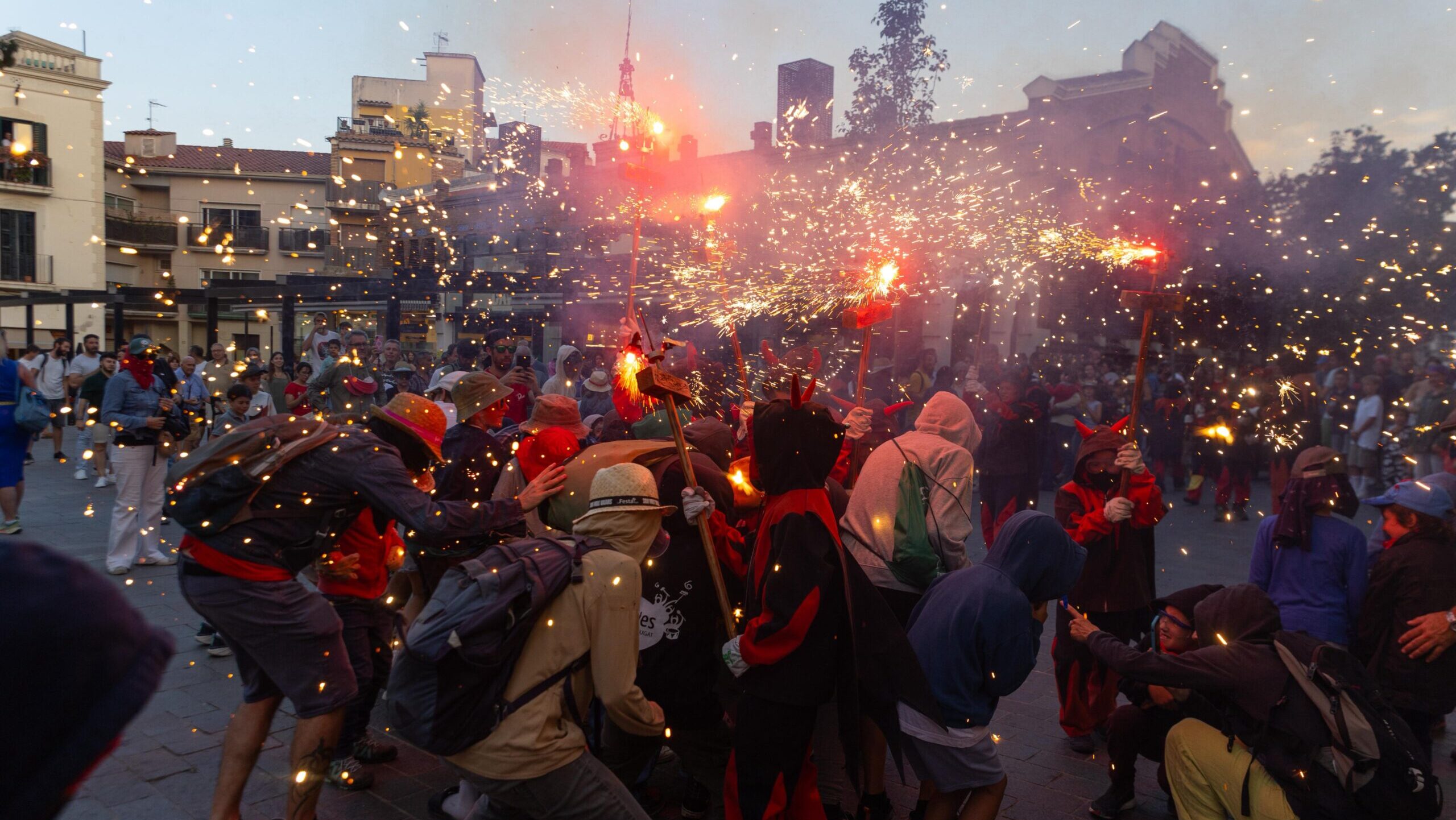 Les millors imatges del correfoc infantil de la Festa Major