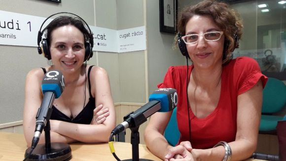 Marta Uxan i Gisela Figueras presenten el muntatge 'Converses de meuques' al magazín