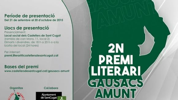 El 2n Premi Literari Gausacs Amunt s'obre a tot el Vallès Occidental