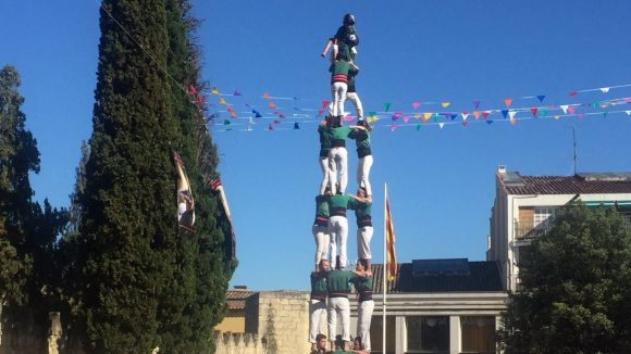 Els Marrecs de Salt i els Moixiganguers d'Igualada acompanyen els Gausacs en la 23a Diada Castellera