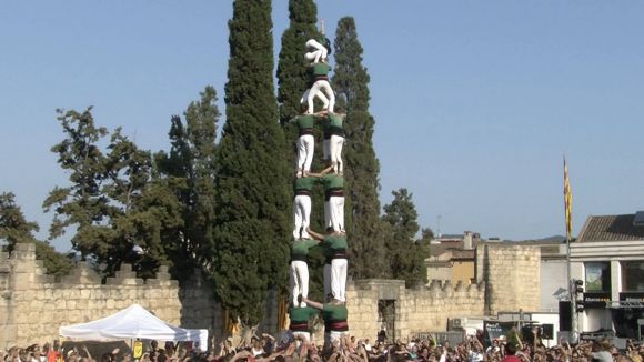 Els Gausacs preparen l'actuació de la Diada amb els Castellers de Rubí