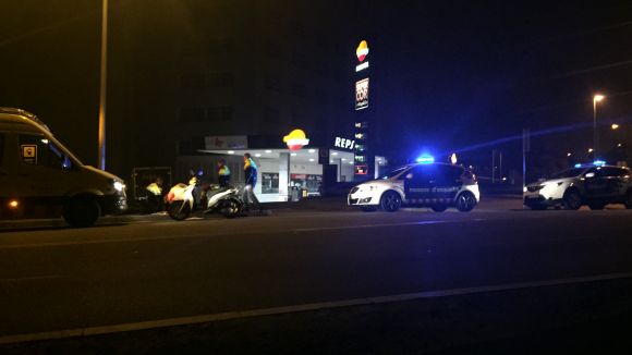 Ferida una jove de 19 anys en un accident amb la motocicleta