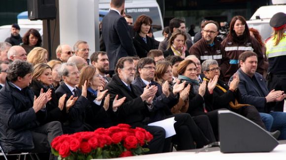 Sant Cugat recorda les set víctimes de la ciutat a l'accident aeri de Germanwings