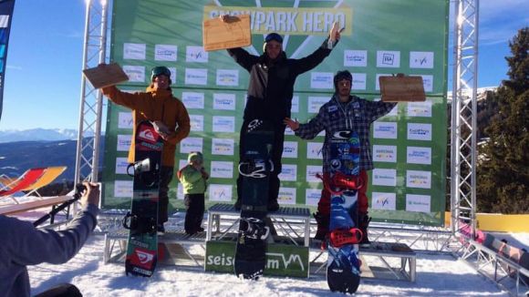 L'snowboardista Aleix López guanya una prova de la Copa d'Europa a Itàlia