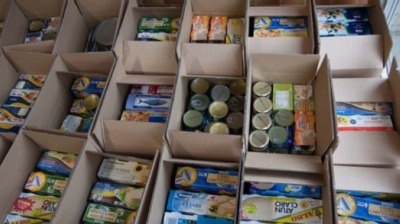 El Viaró recull 1.400 quilos d'aliments per a famílies de Sant Cugat i Barcelona