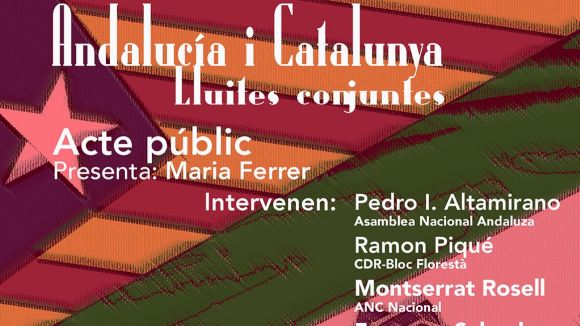 Els independentismes català i andalús fan pinya avui per parlar de les lluites conjuntes