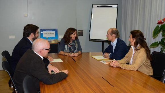 El Club Arquers Sant Cugat visita el consistori per explicar el seu projecte