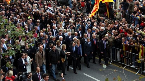 Suport del món local a Artur Mas per la imputació del 9N