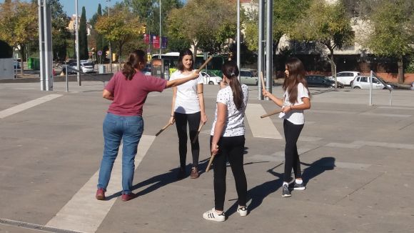 Els Bastoners de Sant Cugat comencen els assajos de la Repicada de la seva Diada