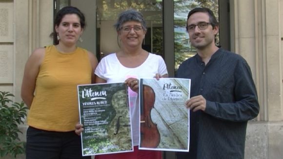 La música pren protagonisme a l'Ateneu un any després del trasllat a la Casa Jaumandreu