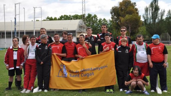 La secció d'atletisme adaptat del Muntanyenc triomfa al Català