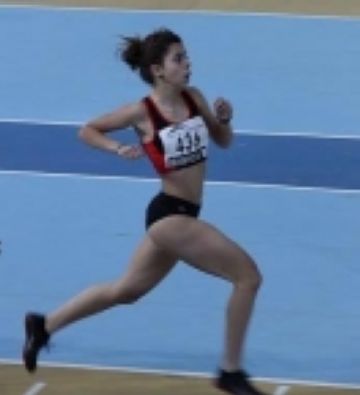 Blanca Rius, bronze als 600 metres a l'Estatal cadet de pista coberta