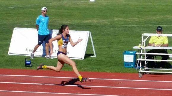 Cora Salas acaba quarta a l'Estatal i aconsegueix nou rècord català