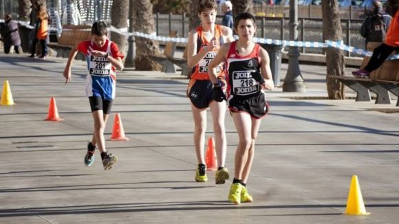 Gabriel Ballester, campió d'Espanya cadet de marxa amb Catalunya