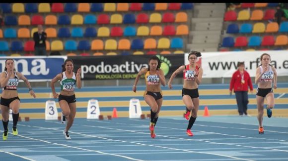 Jael Bestué, campiona d'Espanya cadet dels 60 metres en pista coberta