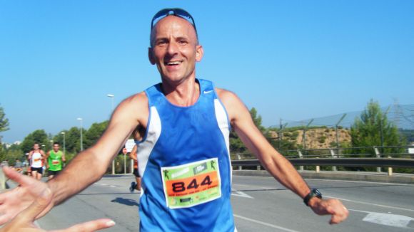 El fotògraf de La Vanguardia, Mané Espinosa, un habitual de la Mitja Marató