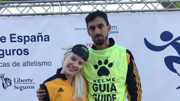 Meritxell Playà fa la millor marca de l'any en salt de llargada en categoria T 11