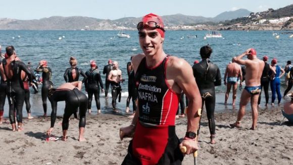 Nafría recorre els 5,5 quilòmetres de la Swim By Sunset en 2 hores i 14 minuts