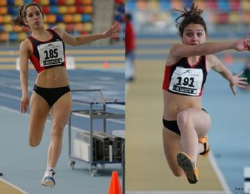 Cora Salas, del Muntanyenc Sant Cugat, campiona d'Espanya juvenil de salt de llargada
