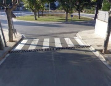 Finalitzen les obres del Pla d'Accessibilitat de Mira-sol