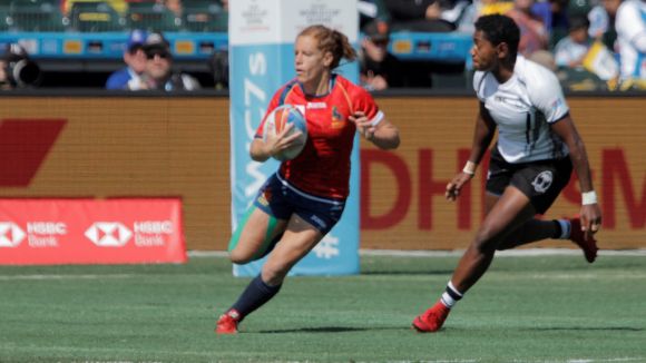 La selecció espanyola de rugbi capitanajada per Barbara Pla obté el cinquè lloc en el Mundial