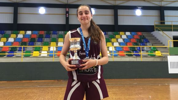 Cristina Garcia, subcampiona d'Espanya amb l'Snatt's Sant Adrià