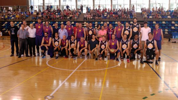 El partit entre el Sènior A i el Barça de veterans, protagonista la Diada del QBasket