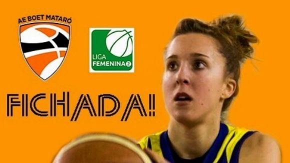 Itziar Llobet fitxa pel Boet Mataró de Lliga 2 de bàsquet i marxa de l'Snatt's Femení Sant