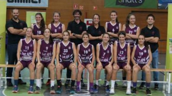 El Femení Sant Adrià i el Basket Almeda es juguen el Campionat de Catalunya infantil al pav3