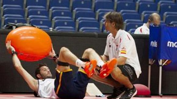 Toni Caparrós guanya la medalla d'or a l'Europeu de bàsquet amb Espanya