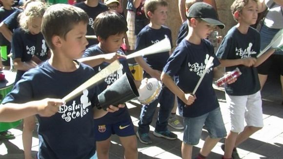 La 4a Festa de la Percussió Infantil omple Sant Cugat de batucada