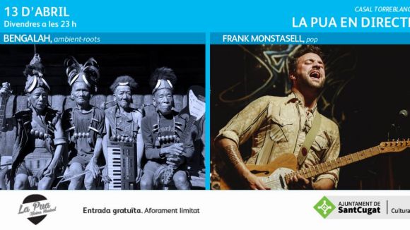 Frank Montasell i Bengalah presenten disc avui en un doble concert del cicle 'La pua en directe'