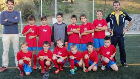 El benjamí B de la Penya Blaugrana Sant Cugat, campió de la lliga de 3a divisió
