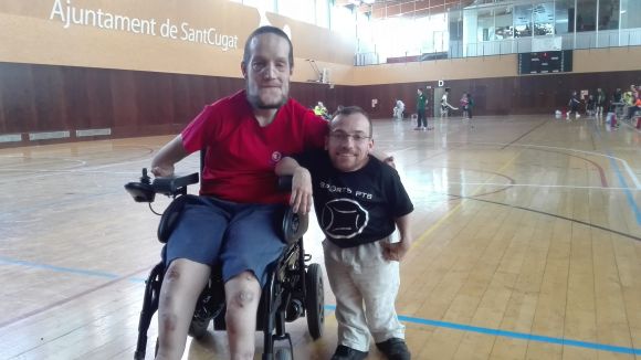 Àlex Trullas i Joan Pahisa, subcampions de Catalunya de boccia