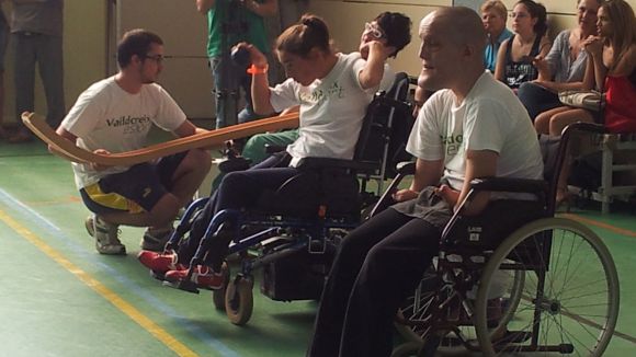 La secció de boccia d'ASDI es promociona a Valldoreix