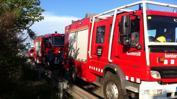 Un ferit en la topada de dos vehicles als carrers de Sant Francesc Xavier i Sant Ponç