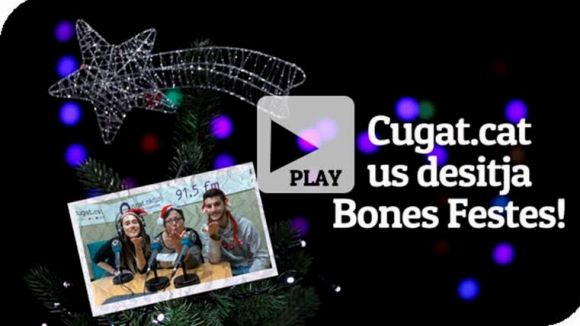 Cugat.cat et desitja un bon Nadal amb una felicitació del seu equip