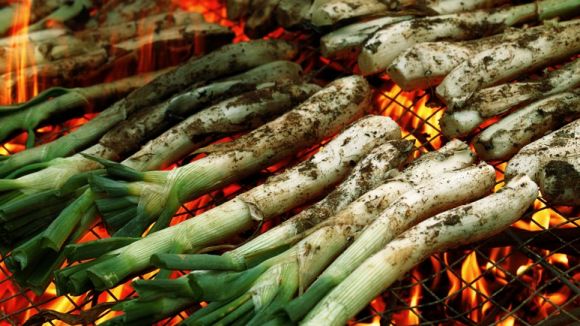 Els calçots, el producte protagonista a l'espai de gastronomia del SAF