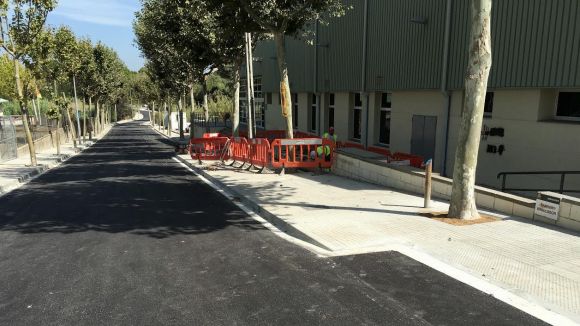 Es torna a obrir el trànsit el carrer de Brollador de Valldoreix