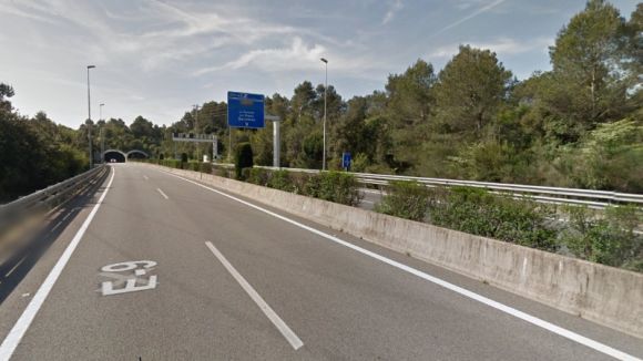 Trànsit restablert als Túnels de Vallvidrera després de l'accident del matí