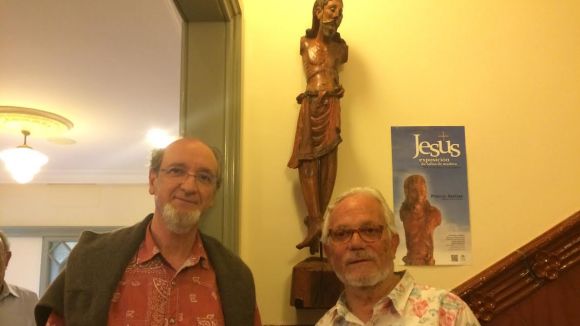 Paco Salas retorna una antiga biga de Cal Gerrer transformada en una talla de Crist